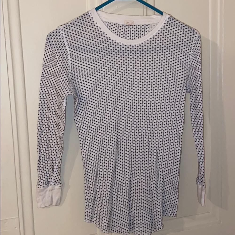 J. Crew size small waffle shirt